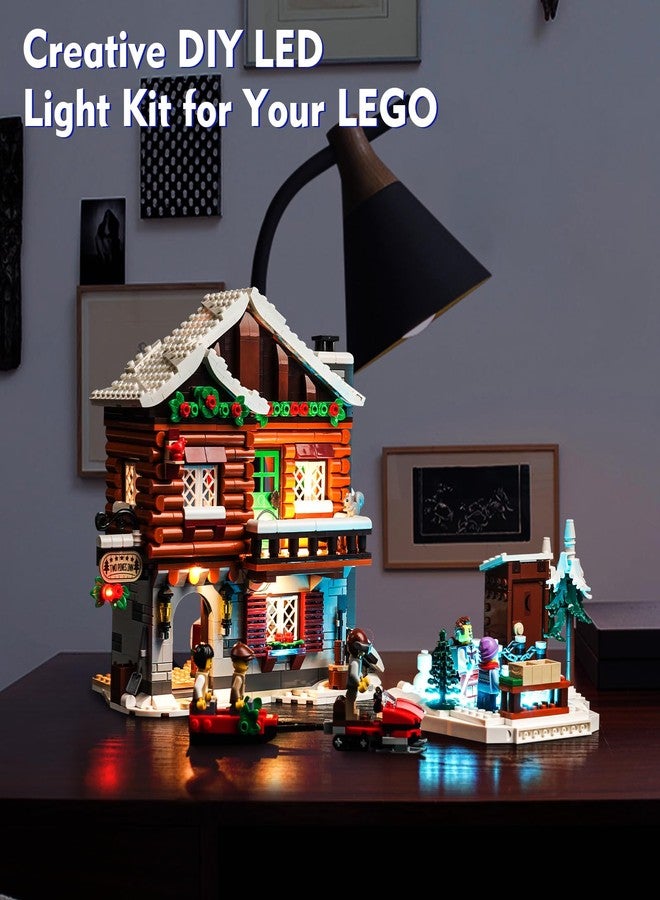 VONADO LED Light Kit for Lego Alpine Lodge 10325 Christmas Winter Village for Adults (Lights Only, No Models) - Image 5